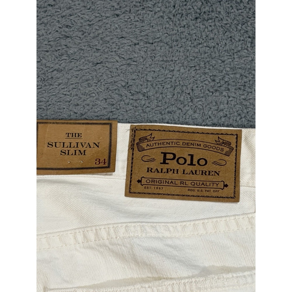 *READ Polo Ralph Lauren 36W 7'' Inseam Sullivan Slim Denim Shorts Williston Wash - Picture 9 of 14